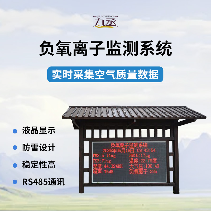 國產全自動負氧離子在線監測系統的創新與突破 國產全自動負氧離子在線監測系統的創新與突破
